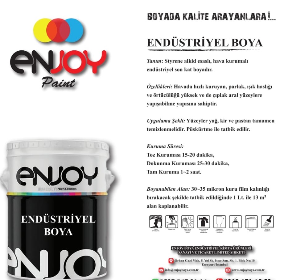 ENDÜSTİRİYEL BOYALAR 
