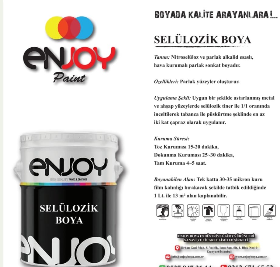 SELULOZİK BOYALAR